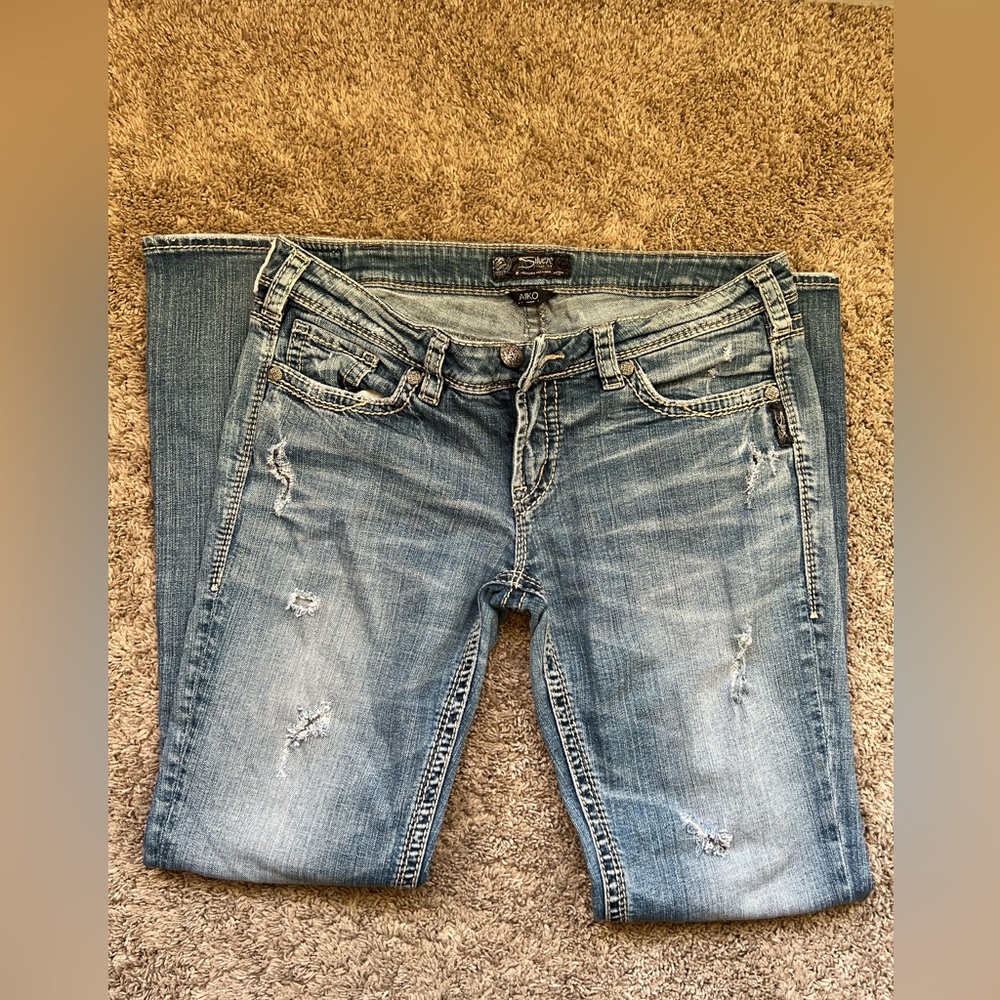 Women’s Silver Jeans - Picture 2 of 5